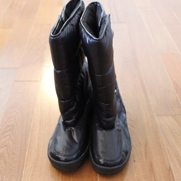 Coach Polina Moon Snow Boot Black Nylon Silver Hardware 7 - Picture 3 of 7